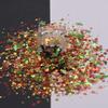 10 Grams/Pack - Christmas Holiday Star Tree Mixes Series Glitter - Festival Rave Beauty Makeup Face Body Nail Art Craft Tumbler Decoration CH141 view 2