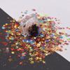 10 Grams/Pack - Christmas Holiday Snowflake Hollow Star Mixes Series Glitter - Festival Rave Beauty Makeup Face Body Nail Art Craft Tumbler Decoration CH137 view 2