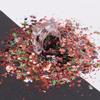 10 Grams/Pack - Christmas Holiday Red Chunky Tree Mixes Series Glitter - Festival Rave Beauty Makeup Face Body Nail Art Craft Tumbler Decoration CH135 view 2