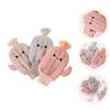 3pcs Scrub Gloves Bathing Mitt Exfoliating Bath Gloves Cactus Puppet Body Scrubber Sponges for Cleaning Facial Scrubber Body Cleaning Brush Face Shampoo Composite Sponge Baby view 4