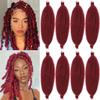 COOKOO Springy Afro Twist Hair 16 Inch 8 packs Pre Fluffed Marley Twist Braiding Hair Spring Twist Hair Afro Twist Hair for Soft Locs Hair Synthetic Hair Extensions for Women(16 Inch,BUG#) view 1