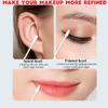 Pointed Cotton Swabs, 800 Pieces Precision Tips Cotton Swabs Spiral Head Cotton Buds with Paper Stick for Makeup Cleaning (4 Packs, 200 Pcs, 1 Pack) view 2