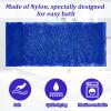 4 Pieces African Net Sponge Exfoliating Long Nylon Bath Cloth African exfoliating net Body Back Scrubber for Smoother Skin and Daily use view 3