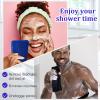 4 Pieces African Net Sponge Exfoliating Long Nylon Bath Cloth African exfoliating net Body Back Scrubber for Smoother Skin and Daily use view 4