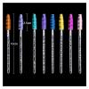 HANRUO Eyelash Extension Disposable Eyebrow Brush Mascara Wand Applicator Spoolers Eye Lashes Cosmetic Brushes Set Makeup Tools (Color : 25pcs Purple Red) view 3