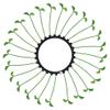 Framendino, 20 Pack Funny Bean Sprout Hair Clips Plant Grass Barrette for Women view 1