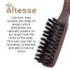 Altesse 320 PM Boar Bristle Beard Brush for Men Beard and Mustache Beard Grooming Kit Dark Beechwood Small Beard Brush Mini with 3 Rows of 100% Firm Boars Hair Beard Brush (5.5") Handmade in France view 3