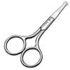 AsonTao Small Scissors With Round Tip Design - Professional Grooming for Hair, Eyelashes, Nose, Eyebrow Trimming, Mustache - Will Not Hurt the Nasal Cavity view 1