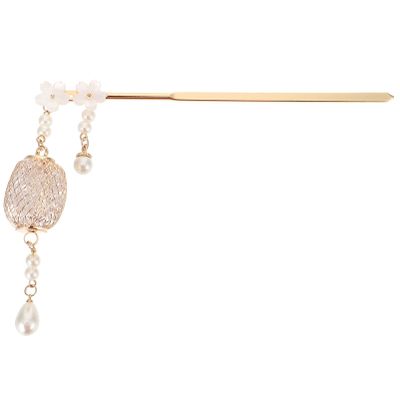 Beaupretty Floral Tassel Hair Forks Elegant Chinese Hairpins for Traditional Styles Lightweight and Smooth for All Hair Types for Updos and Special Occasions