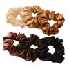 12 Pcs Multicolor Satin Hair Scrunchies Elastic Hair Band Hair Accessories Ponytail Hair Ties view 1