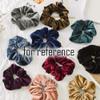 10 Pcs Winter Velvet Hair Scrunchies Colorful Hair Band Elastics Hair Ties Hair Accessories view 2