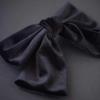 1 Piece Halloween Black Velvet Bowknot Hair Clips Gothic Retro Large Bowknot Ribbon Hair Clips Cosplay Hairpin view 2