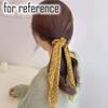 5 Pcs Floral Hair Ribbon Scrunchies Flowers Hair Bow Scarf Scrunchies Polyester Hair Ties view 4