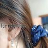 10 Pcs Chiffon Hair Scrunchies Stars Print Hair Bands Hair Elastic Bobbles Hair Ties Ponytail Holder view 4