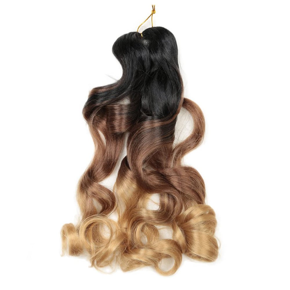 20 Inch Synthetic Loose Deep Crochet Braids Hair Pre Stretched Ombre Braiding Hair Extensions For Black Women C14 20inches 1Pcs/Lot