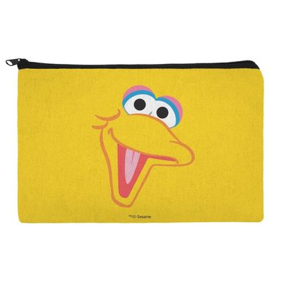 GRAPHICS & MORE Sesame Street Big Bird Face Accessories Pencil Pen Bag Organizer Pouch