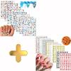 8 Sheets Butterfly Nail Art Stickers with 8 Sheets Heart Nail Art Stickers view 1