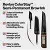 Revlon ColorStay 5-in-1 Semi-Permanent Brow Ink with Spoolie Brush, Waterproof, Transfer-Proof, Eyebrow Makeup, Easy to Remove, 350 Blonde Ink, 0.09 fl oz view 4