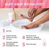 Benefeet Scrub-A-Dub Cooling Foot Scrub - Exfoliates + Refreshes Dry + Dull Skin, Get Smoother Skin from Heel to Toe, Made w/Vitamin E, Apple Cider Vinegar, Walnut Shell + Apricot Seed, 4 oz (1 Pack) view 3