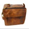 CHALLENGER Men's Travel Toiletry Organizer Shaving Dopp Kit All Leather Bag 18BT21 view 1