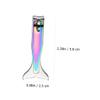 Beaupretty 4pcs Mermaid Nail Clipper File Gradient Design Professional Nail Care Tool for Men and Women for Home and Travel Use view 2