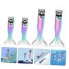 Beaupretty 4pcs Mermaid Nail Clipper File Gradient Design Professional Nail Care Tool for Men and Women for Home and Travel Use view 4