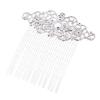2 Pcs Silver Carved Flower Vines Traditional Hairpin Decorative Hair Combs DIY Bridal Hair Accessories Hair Pin view 1
