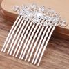 2 Pcs Silver Carved Flower Vines Traditional Hairpin Decorative Hair Combs DIY Bridal Hair Accessories Hair Pin view 2