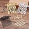 2 Pcs Silver Carved Flower Vines Traditional Hairpin Decorative Hair Combs DIY Bridal Hair Accessories Hair Pin view 3