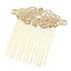 2 Pcs Gold Carved Flower Vines Chinese Style Hairpin Decorative Hair Combs DIY Bridal Hair Accessories Hair Pin view 1