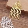 5 Pcs Gold Metal Side Comb Chinese Style Hairpin Topknot Hair Clip Bridal Hair Accessories Hair Pin view 2