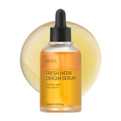 NACIFIC Fresh Herb Origin Facial Serum 3.38fl.oz 100ml Essence with Vitamin B, Vitamin C and botanical oil Essence Radiance Skin's moisture barrier Korean skincare for All skin types