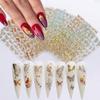 8 Sheets Butterfly Nail Art Stickers with 8 Sheets Money Nail Art Stickers view 2