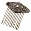 2 Pcs Olive Leaves 13 Teeth Metal Hair Side Combs Retro Bronze Wedding Veil Hair Combs DIY Hair Clip Combs Hair Pin view 1