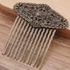 2 Pcs Olive Leaves 13 Teeth Metal Hair Side Combs Retro Bronze Wedding Veil Hair Combs DIY Hair Clip Combs Hair Pin view 2