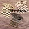 2 Pcs Olive Leaves 13 Teeth Metal Hair Side Combs Retro Bronze Wedding Veil Hair Combs DIY Hair Clip Combs Hair Pin view 3