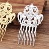 5 Pcs Silver Metal Side Comb Dunhuang Style Hairpin Topknot Hair Clip DIY Cosplay Hair Accessories Hair Pin view 2