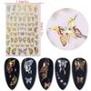8 Sheets Butterfly Nail Art Stickers with 8 Sheets Abstract Nail Art Stickers view 4