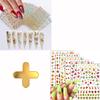 8 Sheets Butterfly Nail Art Stickers with 6 Sheets Fruits Nail Art Stickers view 1