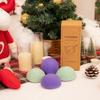 myHomeBody Natural Konjac Facial Sponges - for Gentle Face Cleansing and Exfoliation - with Lavender Purple and Aloe Vera, Set of 4 view 2
