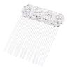 3 Pcs Silver Side Comb Chinese Old Style Hairpin Decorative Hair Combs DIY Bridal Hair Accessories Hair Pin view 1