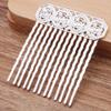 3 Pcs Silver Side Comb Chinese Old Style Hairpin Decorative Hair Combs DIY Bridal Hair Accessories Hair Pin view 2
