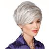YTOOZ European and American Wig Ladies Gradient Gold Short Curly Hair Silver White Wig view 4