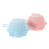 2pcs Massage Brush Shampoo Baby Shower Body Bathing Washing Brush Silicone Bath Baby Bath Supple Brush Bath Scrubbers Bathing Accessories Practical Bath Brush view 1