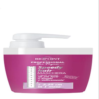 BIOPOINT Speedy Hair - Maschera Capelli 300 ml, 10.1 Fl Oz, Made in Italy [italian import]