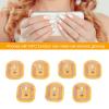 Betued NFC Nail Stickers, 7pcs Glowing LED Nail Art Stickers, Waterproof ABS Material, Modern Style, Yellow Color view 4