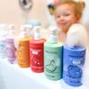 Dabble & Dollop Rainbow of Bubbles  Natural 4-in-1 Bath Set for Kids, Includes Bubble Bath, Body Wash, Shampoo, No Parabens/Sulfates, Vegan, Gluten-Free, Tear-Free (7-Pack) view 3