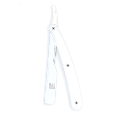E Elegance Barber Supplies Milly Blade Straight Razor Holder, Eassy Assemble, Fast Cleaning, Exceptional Durability, Razors For Men Or Women, White