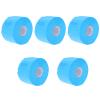 5 Rolls Disposable Barber Paper Neck Strips Hairdressing Stretchy Wrap Neck Paper Tissue Tape Roll for Salon Haircut Styling Coloring Spa Massage Blue view 1