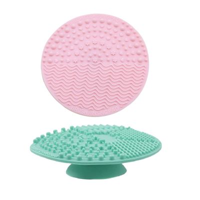 Beaupretty 2pcs Silicone Makeup Brush Cleaning Mat Brush Rinsing Pads for Easy Cleaning of Makeup Tools Lightweight and Portable Beauty Accessories